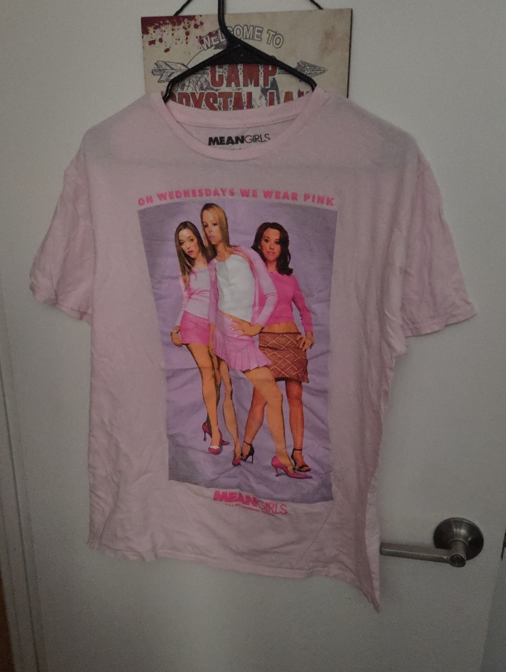 Pink Graphic Tee - 'On Wednesdays We Wear Pink'